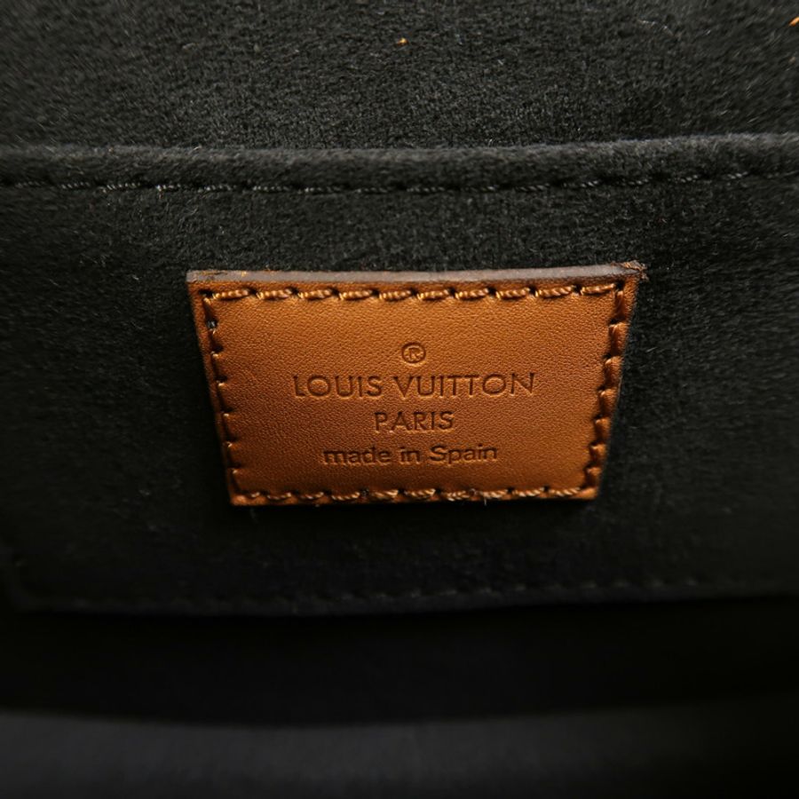 LOUIS VUITTON Monogram Reverse Mini Dauphine金扣肩背袋-5