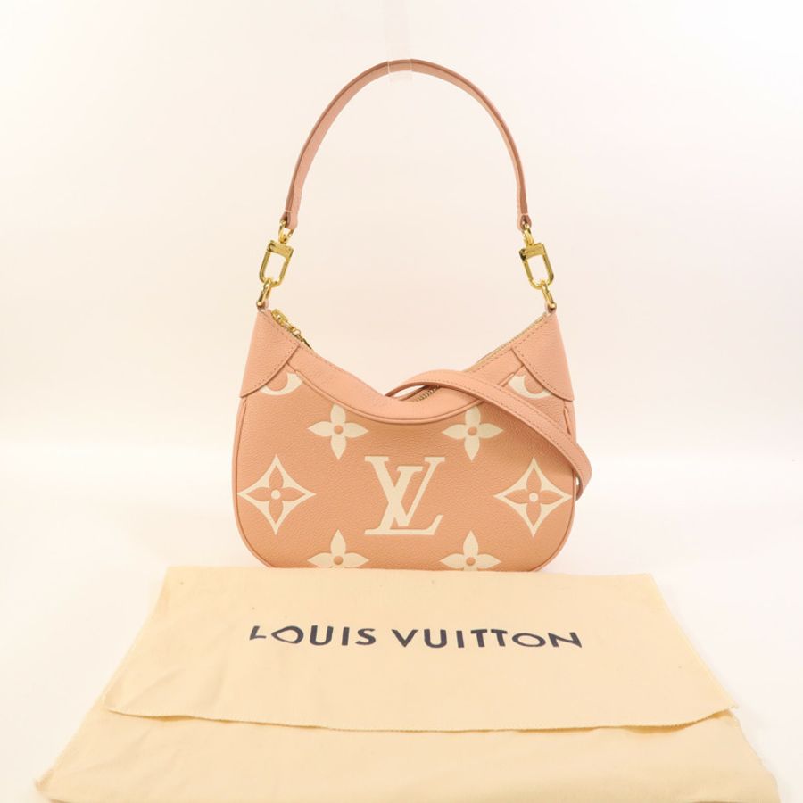 LOUIS VUITTON Monogram Empreinte Bagatelle金扣肩背袋-8