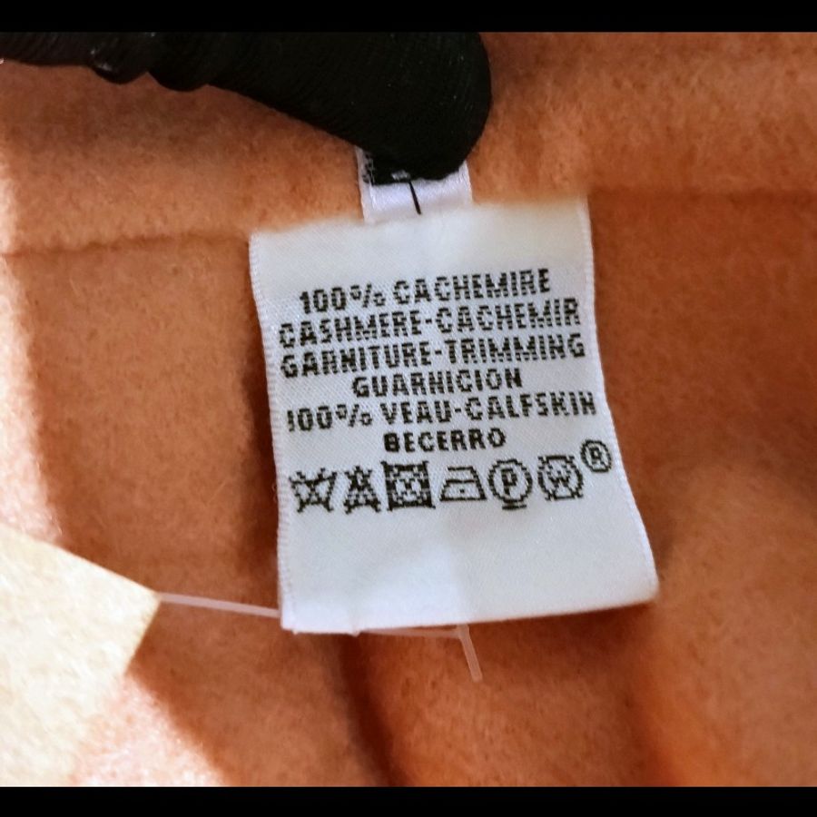 Hermes 粉膚色 cashmere 單釦外套-27