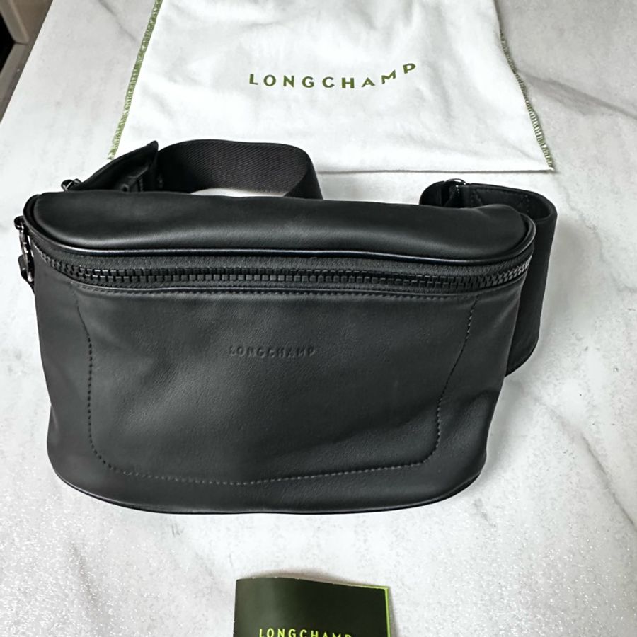 🛍降價囉🛍LONGCHAMP 精品小牛皮側背包-5