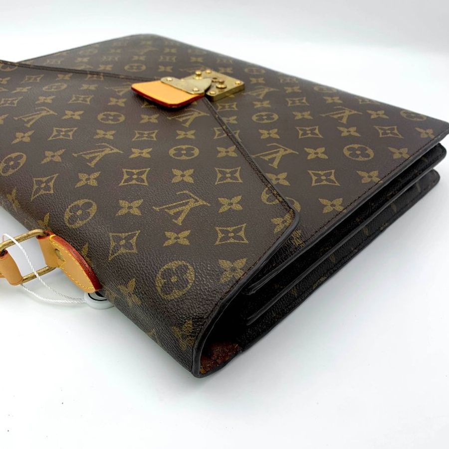 LOUIS VUITTON路易威登Conseiller老花公事包, LV,手提包,辦公包,蒙梭包,二手真品,現貨,免運-24