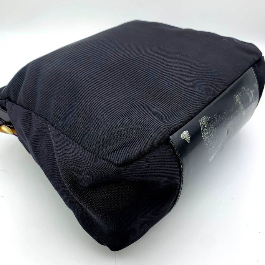 Gucci Black Bamboo 竹節帆布包,古馳,手提包,逛街包,單肩包,真品,正品,現貨,免運-18
