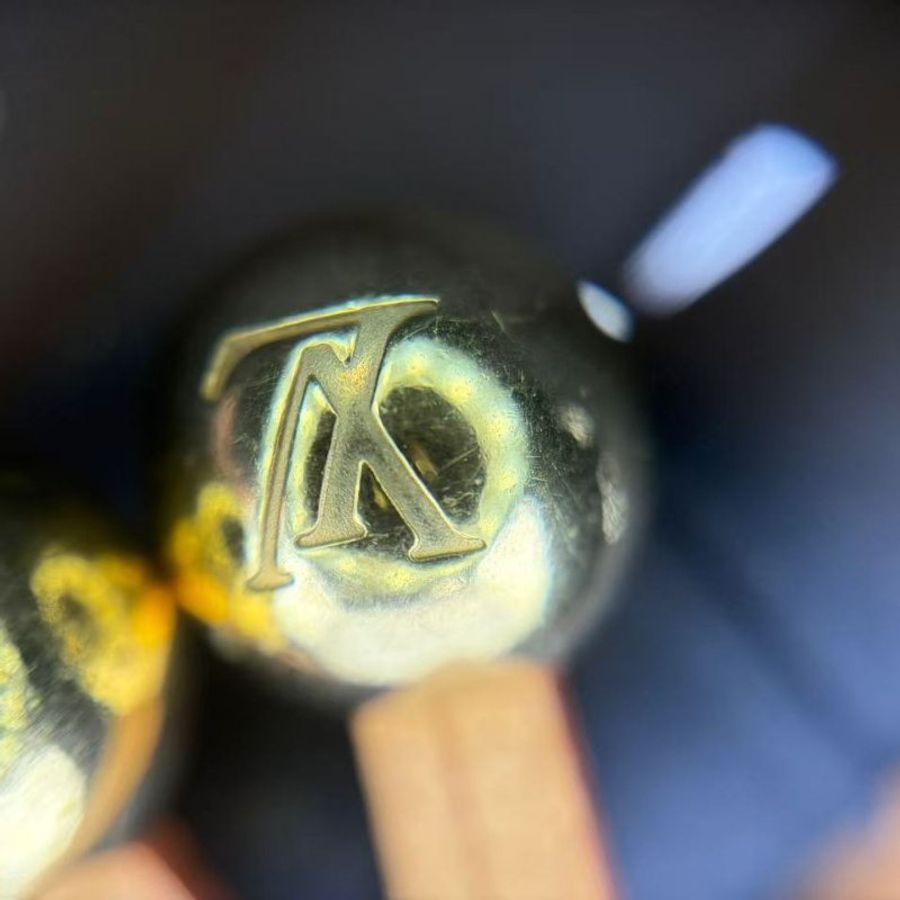 路易威登 老花三角金球手提包-33