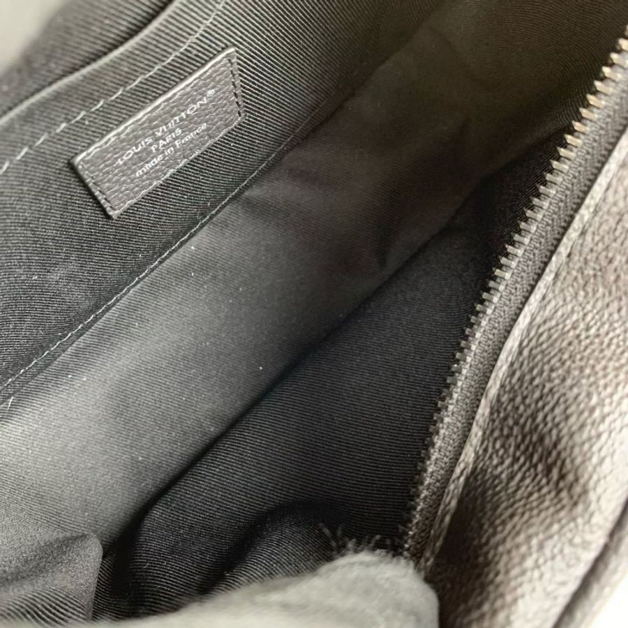 LV Soft Trunk 馬賽克黑盒子包 芯片款18.5*13 98新配件塵袋-2