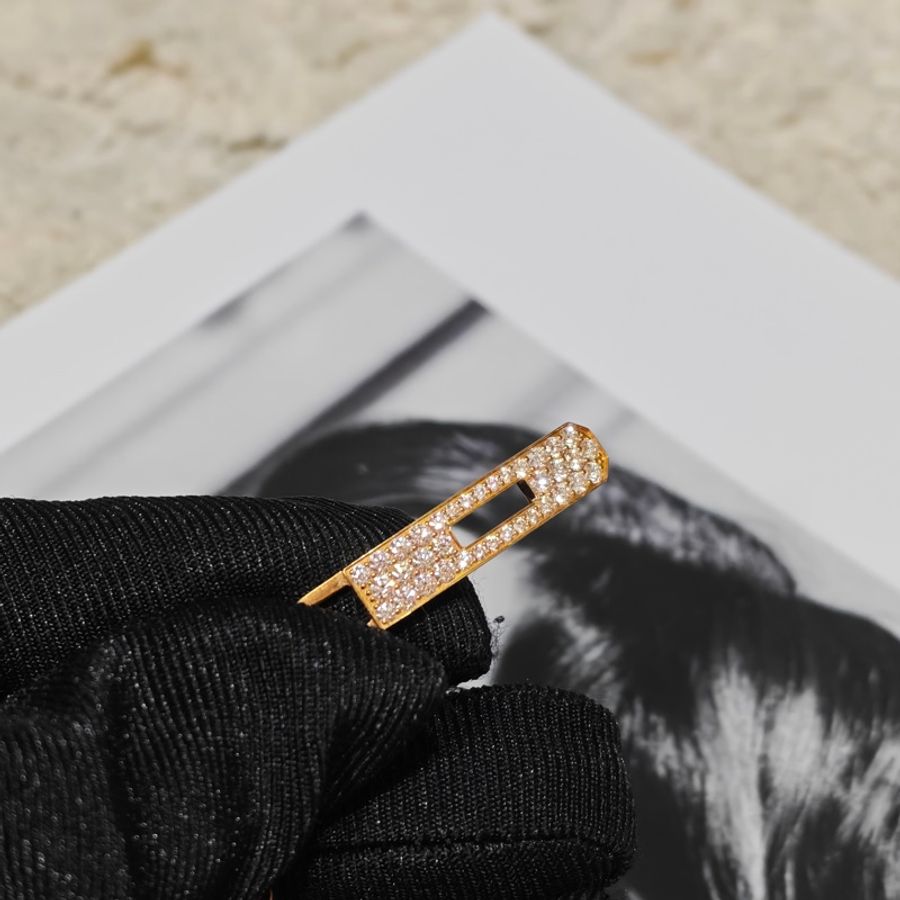 Hermes Kelly chain 半鑽手鏈 XS 有購證-22