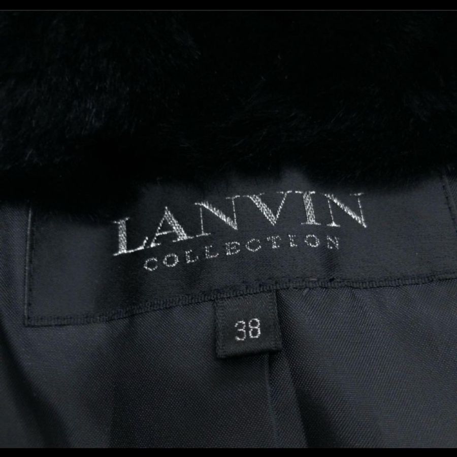 原價8萬6/LANVIN 女神長版薄風衣/內襯90%鵝絨-4