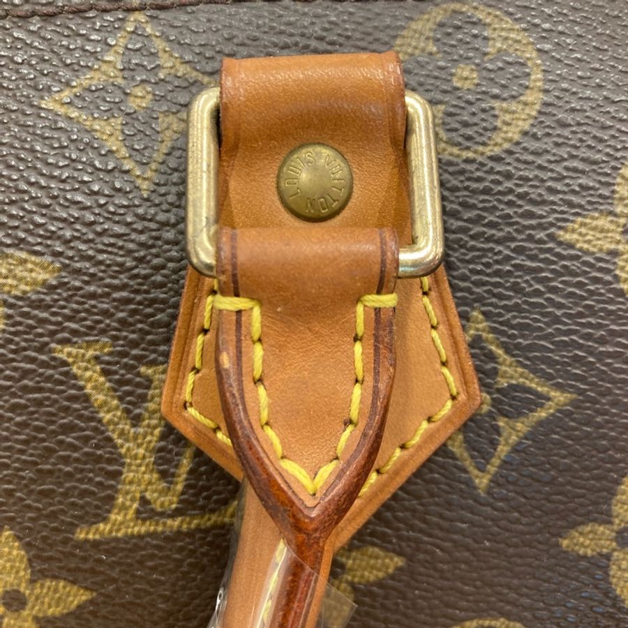 MS0543 Louis Vuitton 路易威登 旅行 機場 經典棕色手提包 Speedy 30 Handbag Canvas Monogram x GHW-29