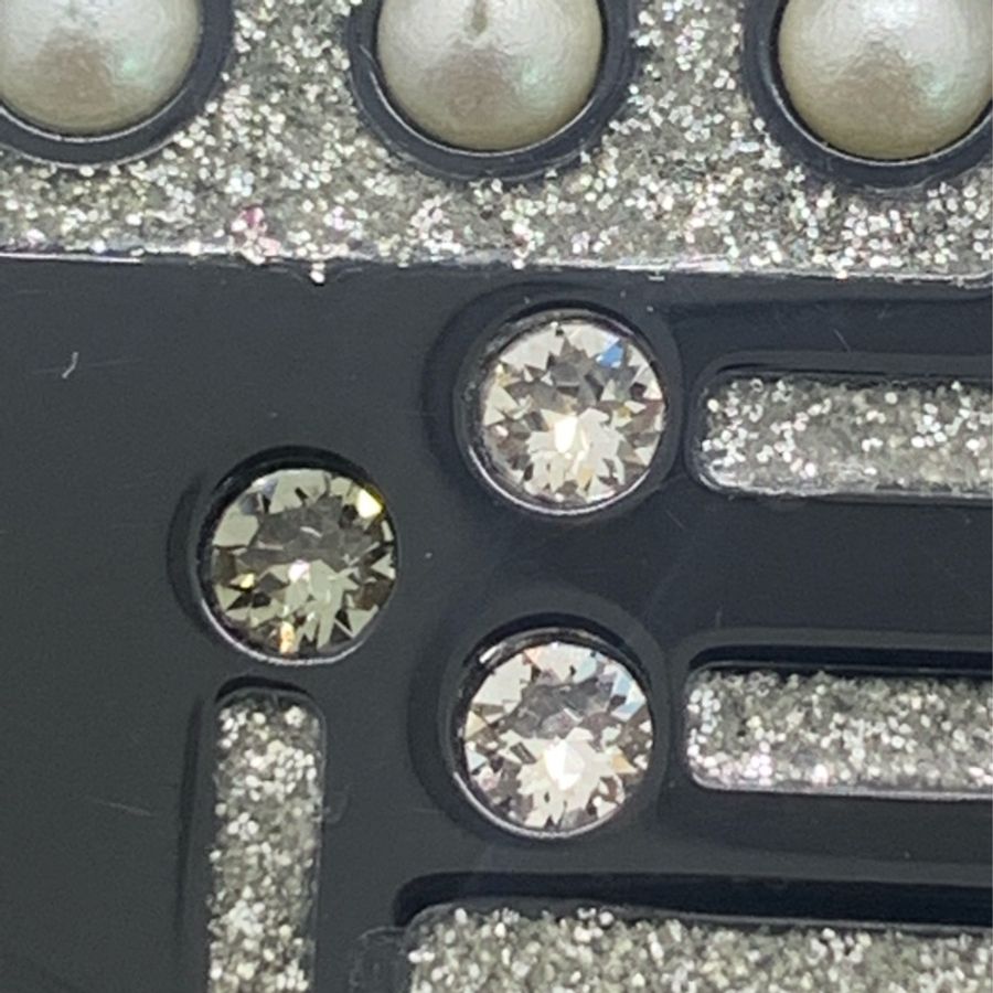 二手chanel香奈兒綠色毛呢機器人tote購物袋，沒有配件，有鐳射-6