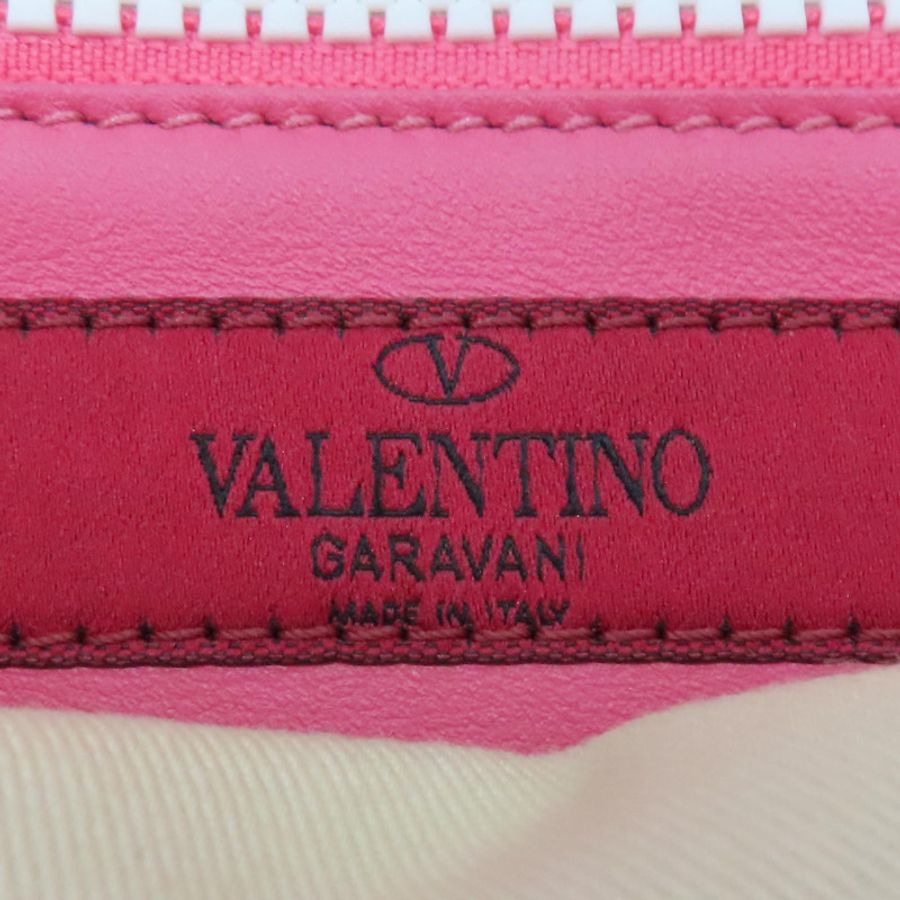 粉白色 牛皮 Rockstud 兩用包【Valentino 范倫鐵諾】-6