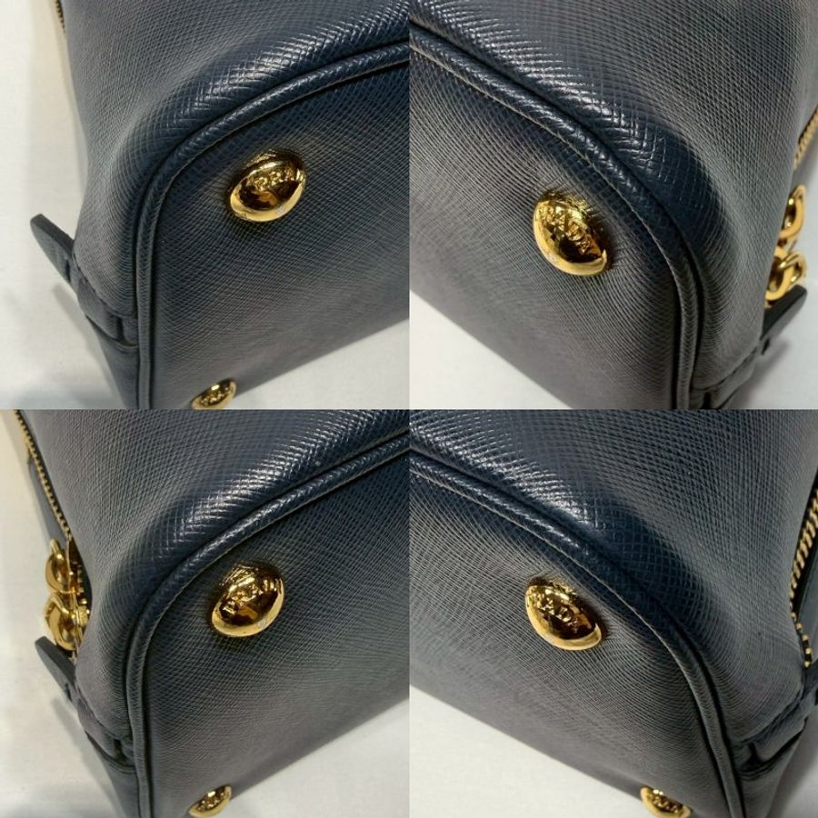 PRADA Saffiano Lux撞色手提包-8