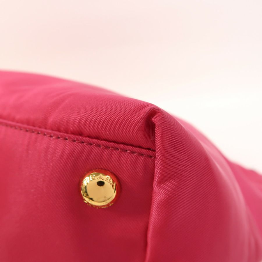 PRADA 尼龍2 Way Shoulder金扣手挽肩背兩用袋-12
