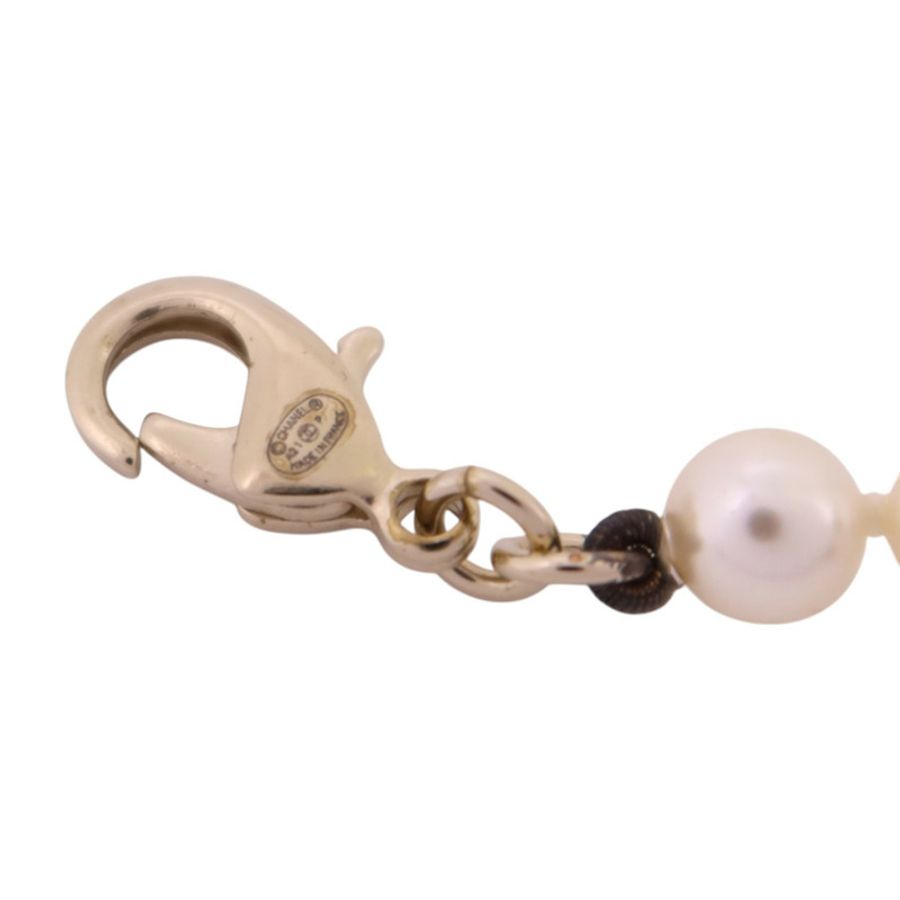 CHANEL 金屬/水鑽Necklace金扣項鏈-5