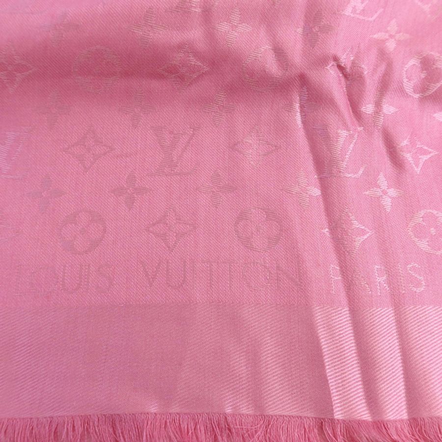 LOUIS VUITTON 絲質/羊毛Scarf絲巾-7