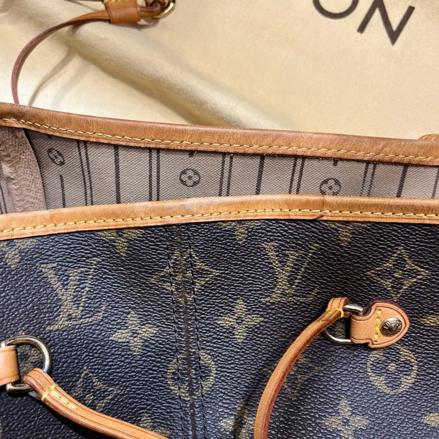 二手LV 原花購物袋肩背包 Neverfull MM M46987-4