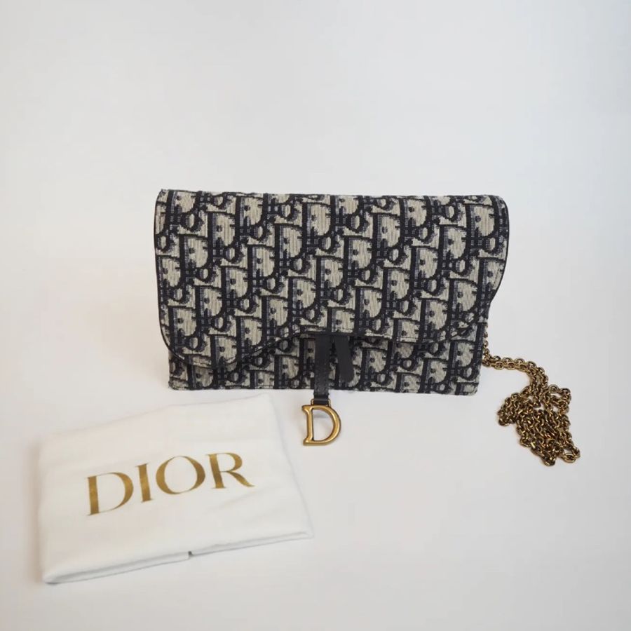 DIOR woc 老花鍊條包-0