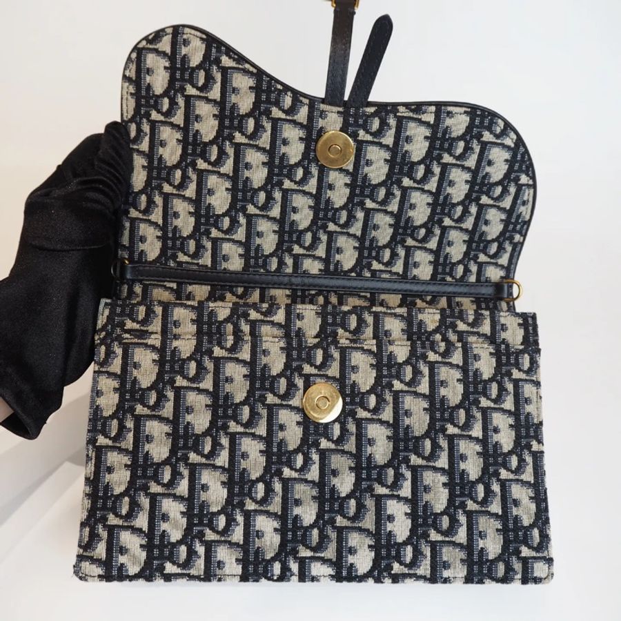 DIOR woc 老花鍊條包-18