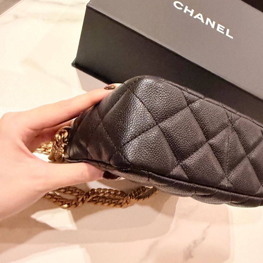 Chanel 23P愛心hobo-6