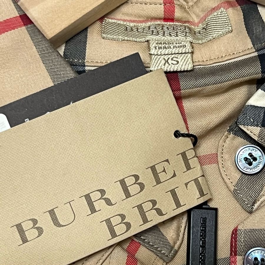 Burberry brit 經典格紋襯衫-1