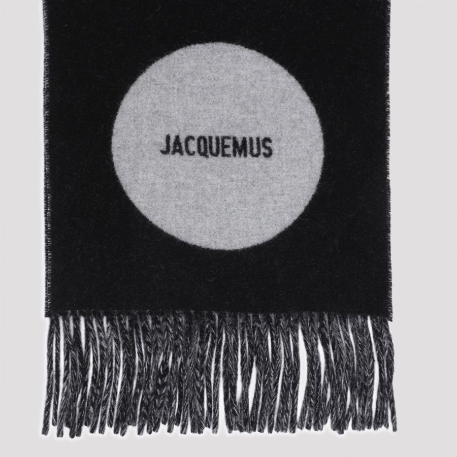 Jacquemus 男女同款 徽標圍巾均碼碼156cm*35cm-1