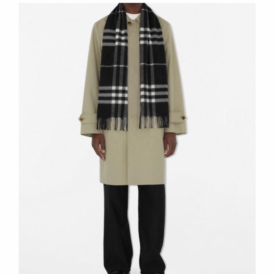 Burberry 男女同款 徽標圍巾均碼碼168cm*30cm-2