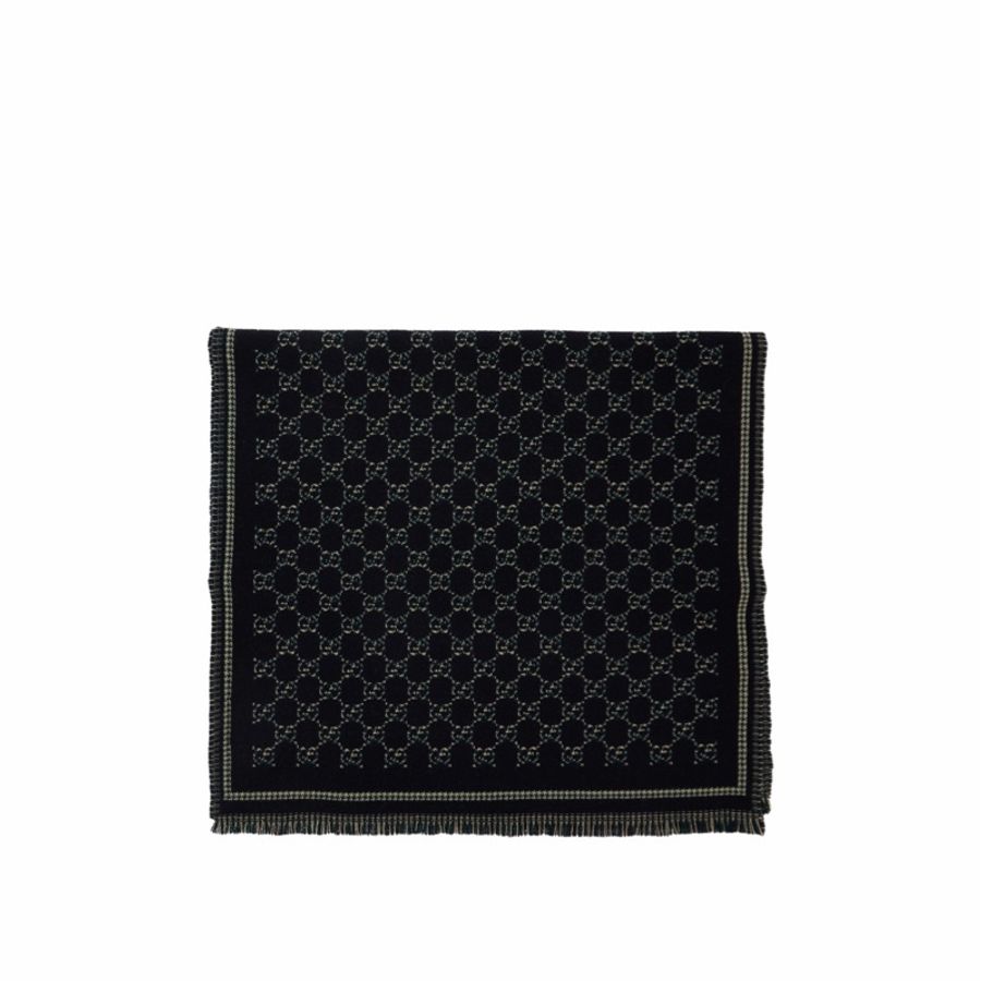 Gucci 男士 圖案圍巾均碼碼-1