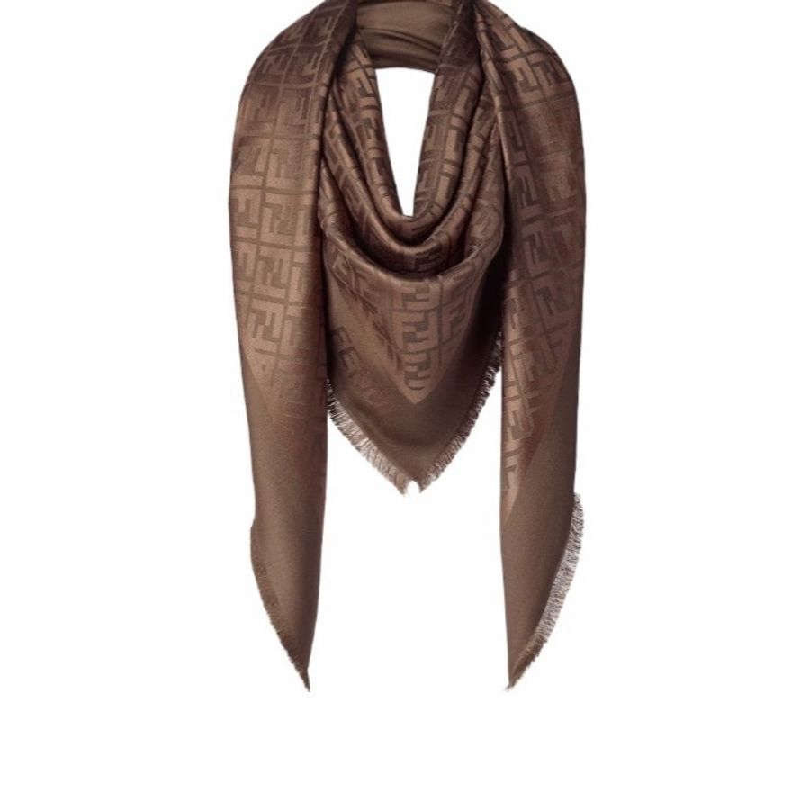 Fendi 女士 FF披肩均碼碼140cm*140cm-0