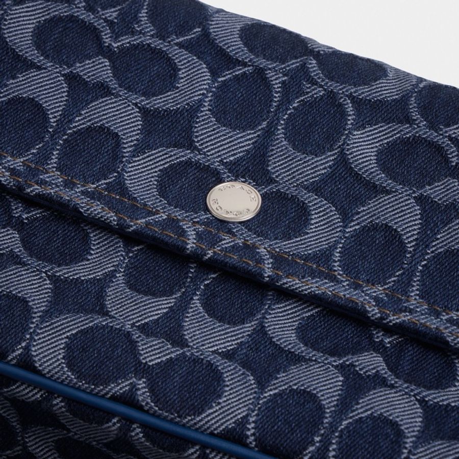 Coach 女士 Bolsa Brook 翻蓋鏈條單肩包均碼碼23.5cm*4.5cm*12cm-3