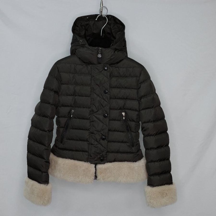 Moncler 蒙克萊 Grenoble Barrhorn 羽絨 羊毛飾邊 滑雪外套 羽絨外套-4