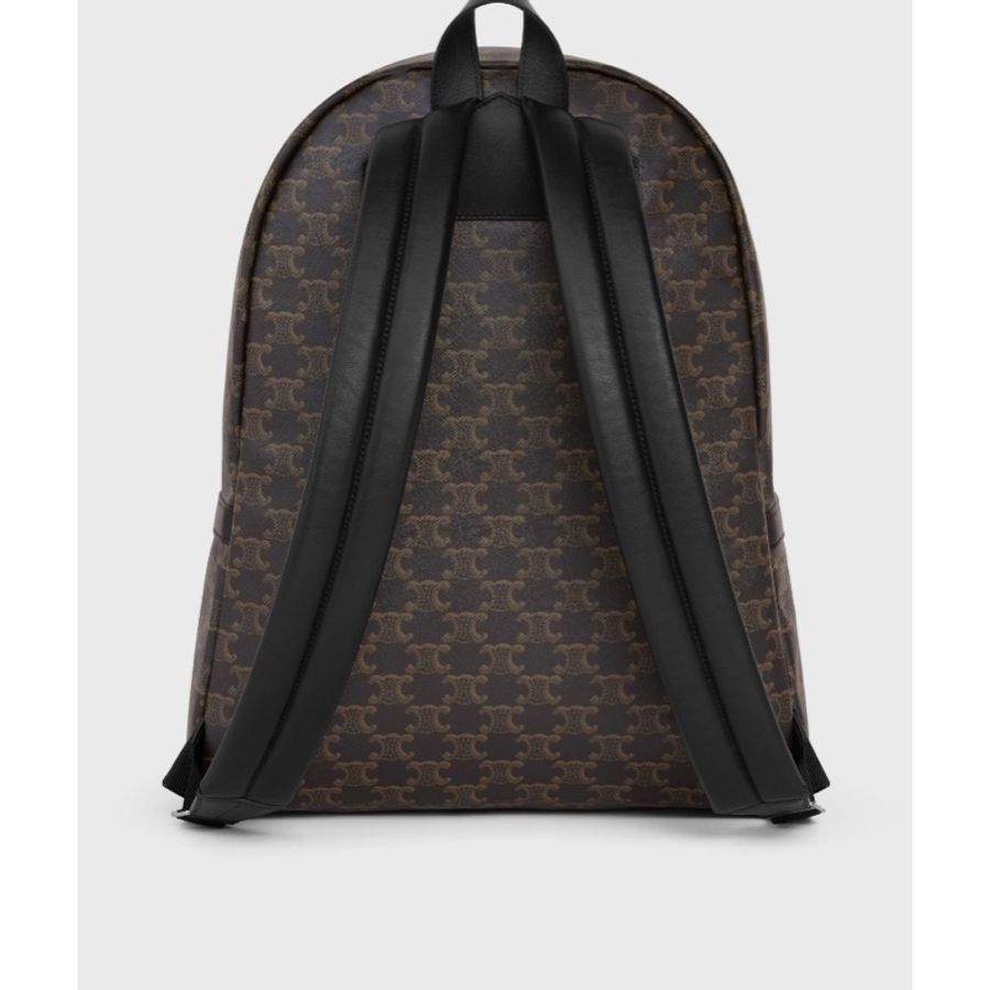 Celine 男士 TRIOMPHE CANVAS 中號雙肩包均碼碼中號、38cm*13cm*33.5cm-2