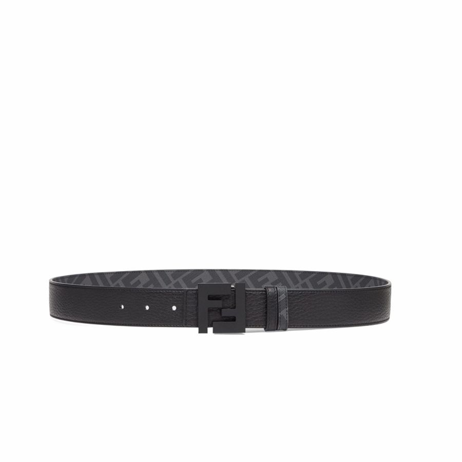 Fendi 男士 FF 圖案雙面腰帶80 85 90 95 100 105 110 115 120碼3.5cm-0