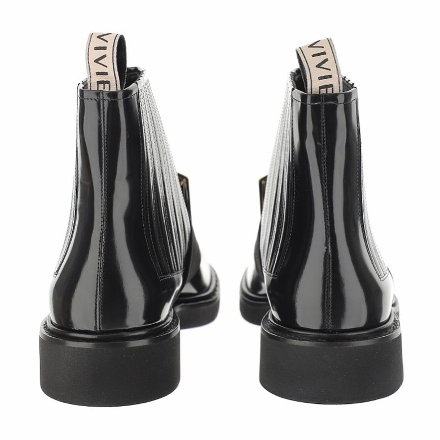 Roger Vivier 女士 Viv Rangers搭扣切爾西短靴 36 40碼跟高: 2.5cm-3