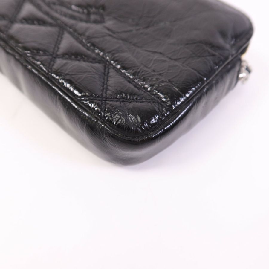 CHANEL 牛皮皮革WOC Wallet On Chain鏈帶肩背袋-9