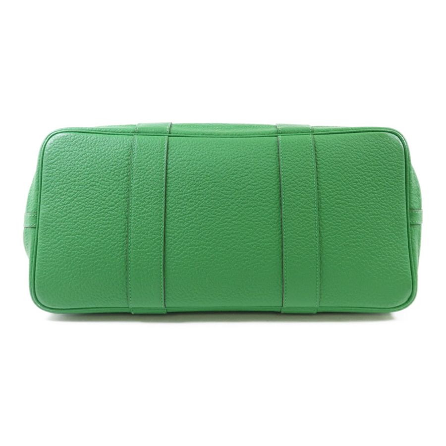 HERMES Negonda皮革Garden Party PM銀扣手挽袋Bambou-3