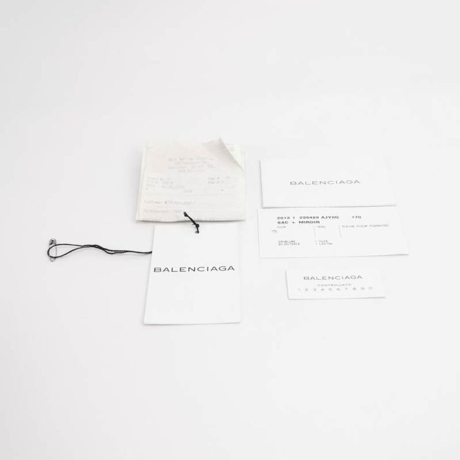 Balenciaga牛皮純色斜挎包單肩包-6