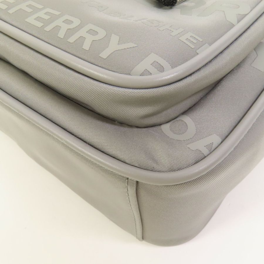 BURBERRY 尼龍Shoulder Bag銀扣肩背袋-11