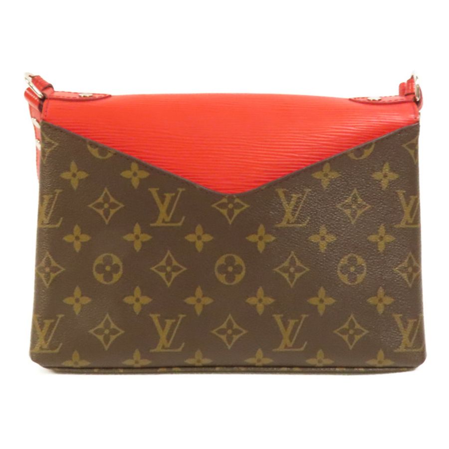 LOUIS VUITTON Monogram/Epi Saint Michel銀扣肩背袋-1