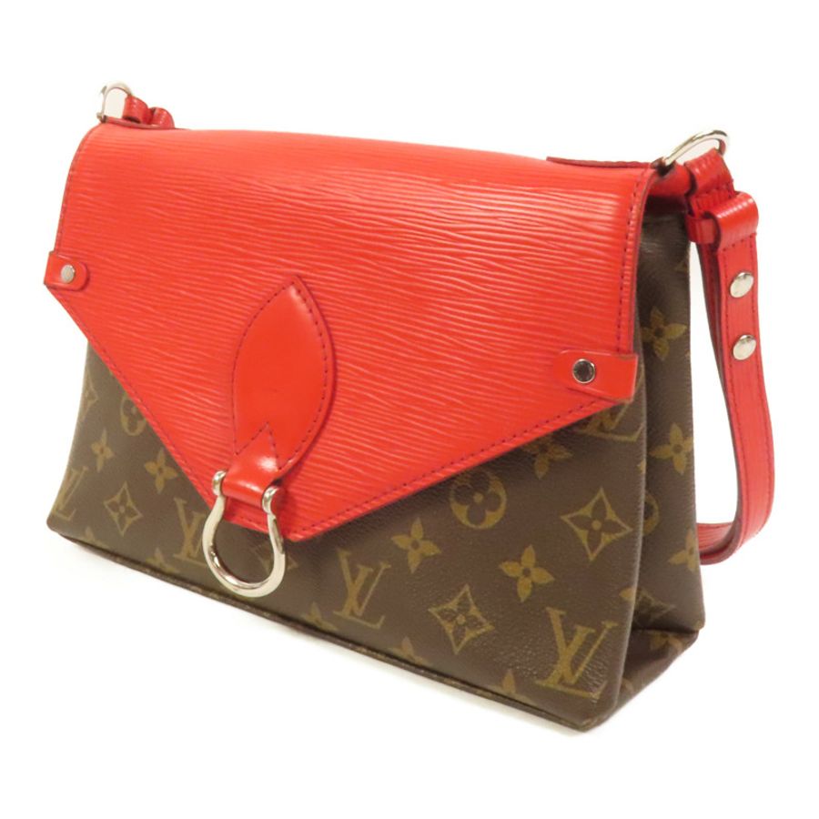 LOUIS VUITTON Monogram/Epi Saint Michel銀扣肩背袋-2
