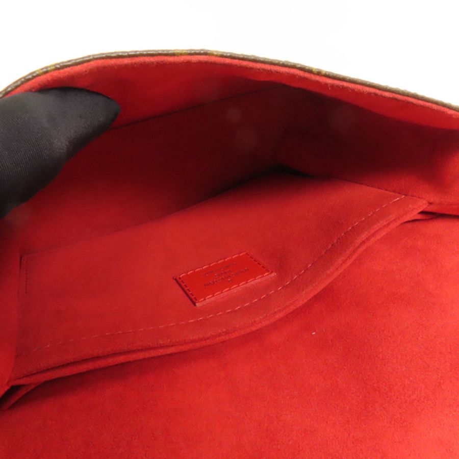 LOUIS VUITTON Monogram/Epi Saint Michel銀扣肩背袋-6