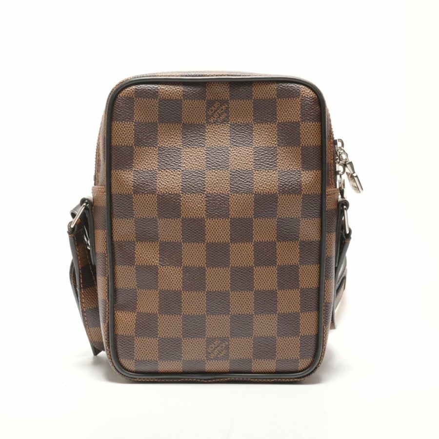 路易威登 2016 Damier Amazon Chapman 單肩包,棕色-1