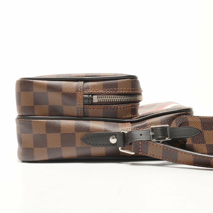 路易威登 2016 Damier Amazon Chapman 單肩包,棕色-3