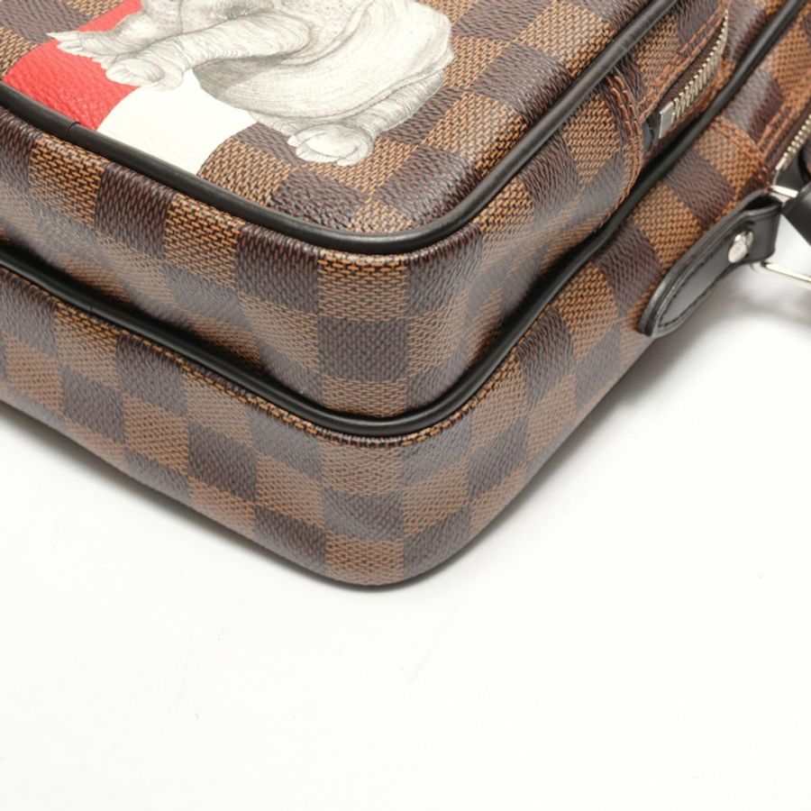 路易威登 2016 Damier Amazon Chapman 單肩包,棕色-5
