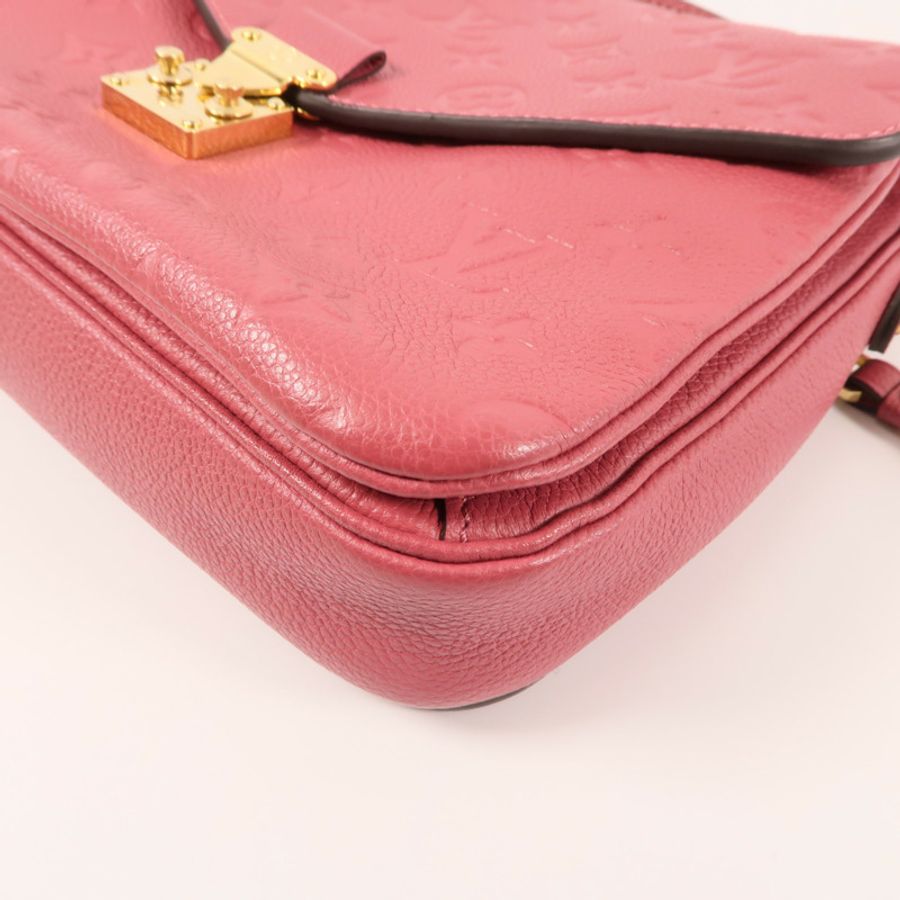 LOUIS VUITTON Monogram Empreinte Pochette Metis金扣手挽肩背兩用袋-7