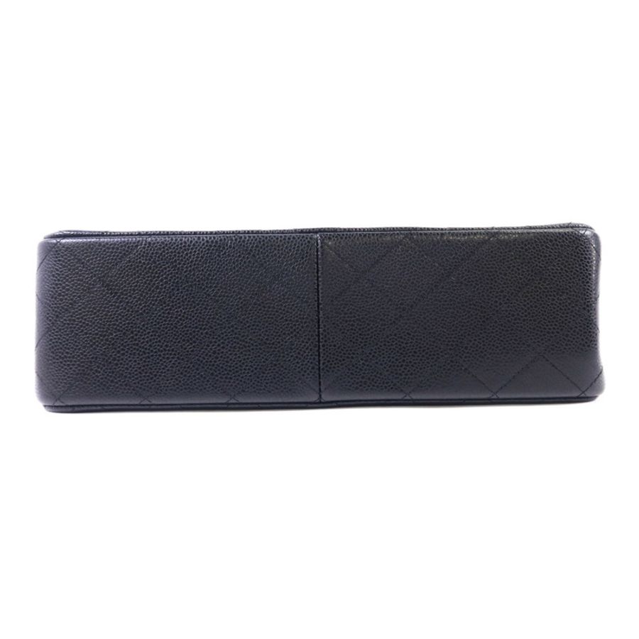 CHANEL 牛皮皮革Large Classic金扣鏈帶肩背袋-3