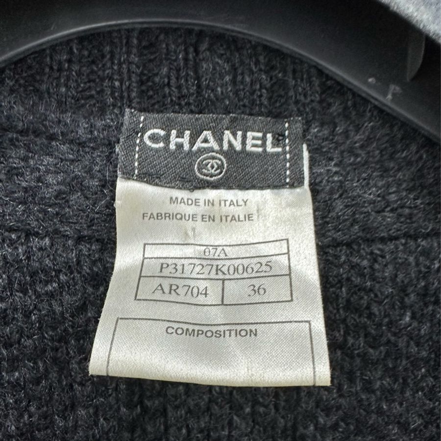 Chanel 香奈兒 秀款 輪廓外套 大開襟毛衣 36碼-2