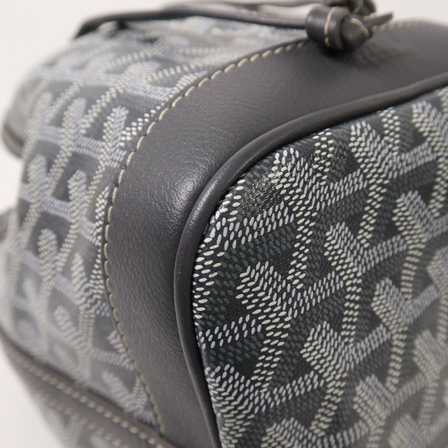 GOYARD 塗層帆布Petit Flot Bucket Bag銀扣肩背袋-8