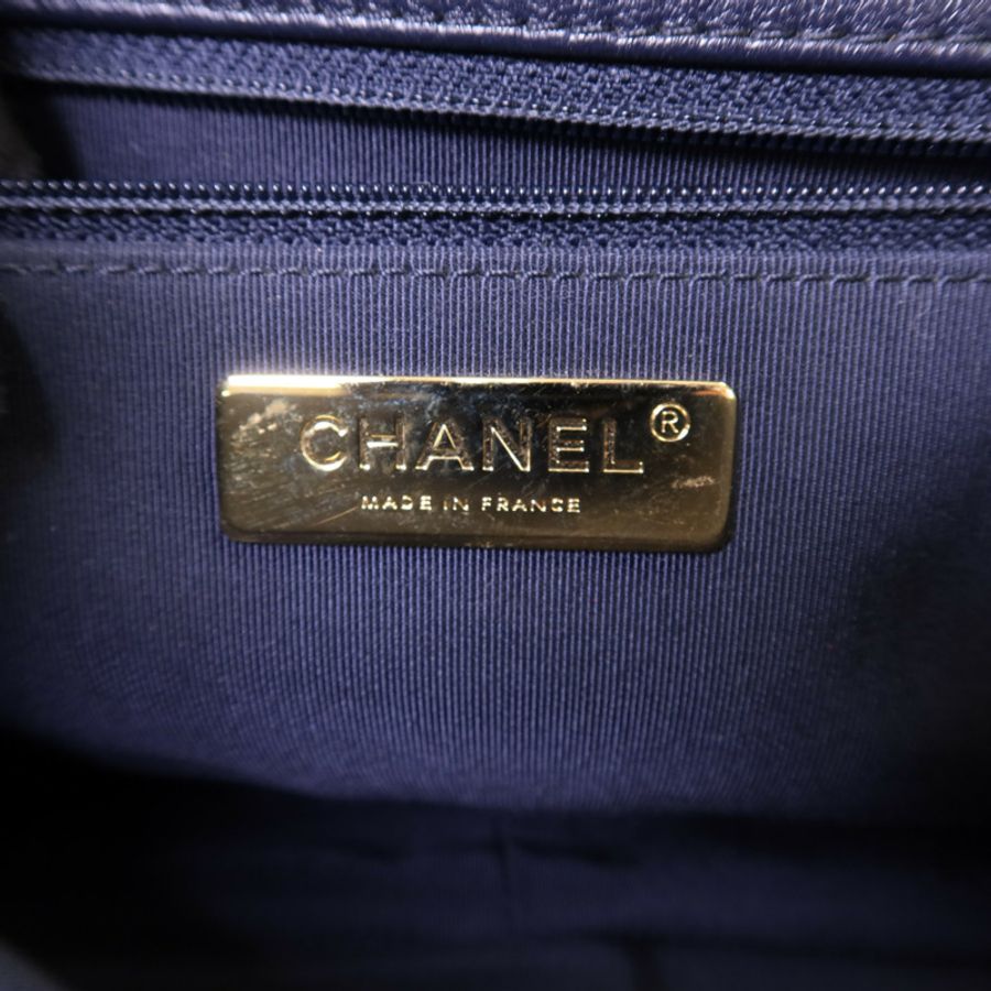 CHANEL 羊皮皮革Chanel 19 Large金扣手挽肩背兩用袋-5