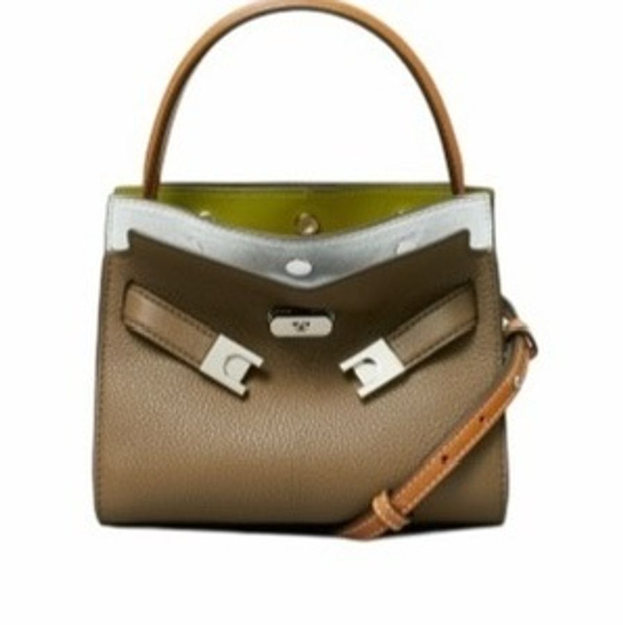 Tory Burch 女士 拼色紋理單肩包均碼碼19cm*9.5cm*16cm-0