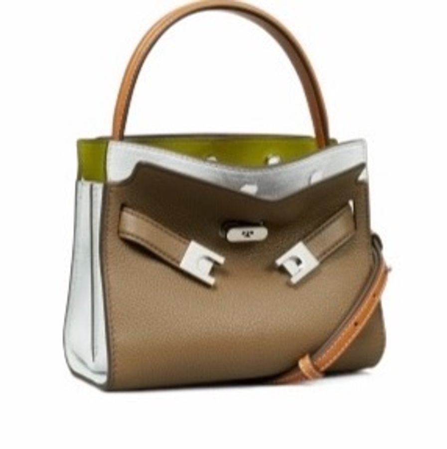 Tory Burch 女士 拼色紋理單肩包均碼碼19cm*9.5cm*16cm-3
