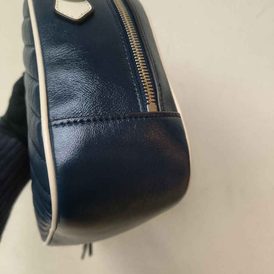 ‼️年中慶降價‼️創新低價只到6/21🎁(原28800)【9成新】㊣✨GUCCI✨(附防塵袋)古馳 GG Marmont 竹節 金屬 拼色 復古 箱包 鏈條 餐盒包 相機包 肩背包 斜背包/雙G/二手包/保證正品🌳二手樹屋🌳-22