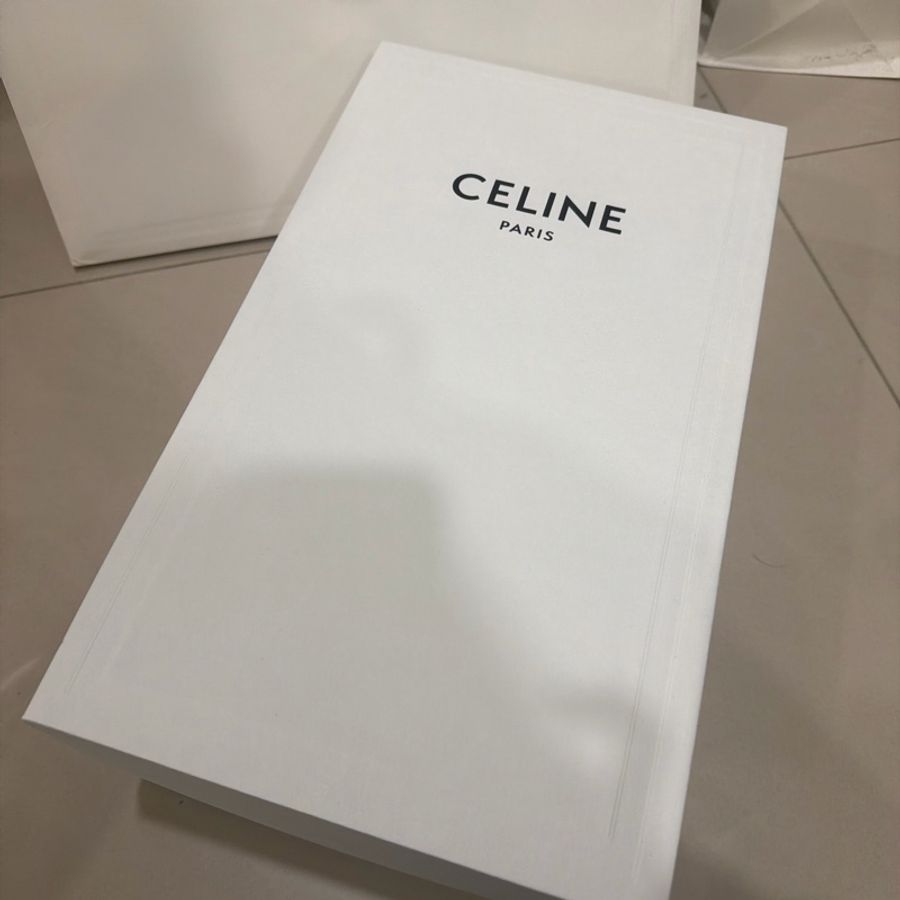 Celine凱旋門 logo 小白鞋-12